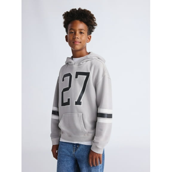 Weekend Academy Boys Fleece Varsity Hoodie, Sizes 4-18