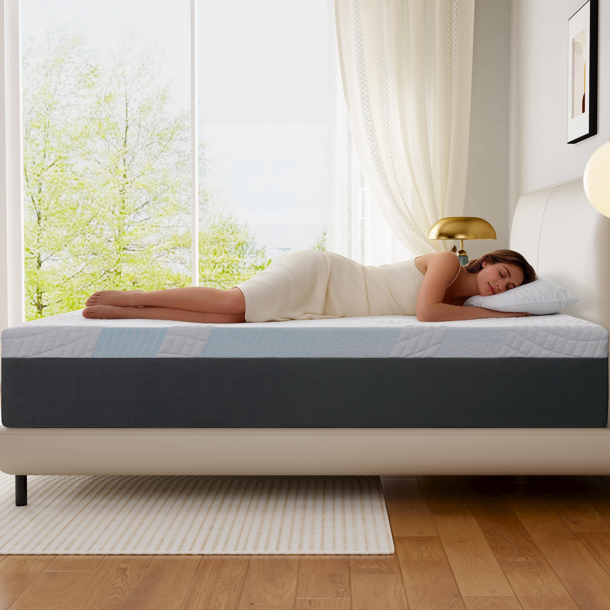 Queen Mattress, 10" Queen Size Memory Foam Mattress in a Box
