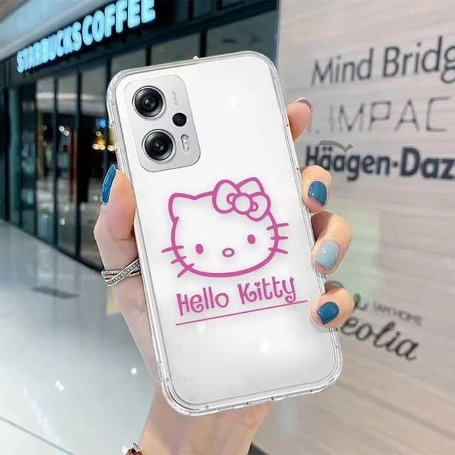 Transparent Clear Phone Case For Redmi NOTE 13 12 11 11T 11E 10 9 Pro PLUS 4G 5G Case Funda Capa Shell Cartoon Hello K-Kitty Cat o good