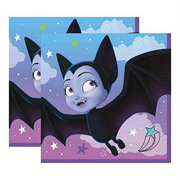 Girl?s Vampire Party Tableware Supplies, 16 ct Lunch Napkins (2 Pack)