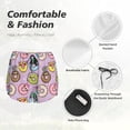 thumbnail image 4 of Hirioo Cute Donuts for Women's Double Layer Athletic Shorts High-Performance Gym Shorts with Inner Pocket, Elastic Waistband-XX-Large, 4 of 7