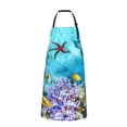 thumbnail image 2 of Lsque Corals and Tropical Fish Waterproof Apron Chef Aprons for Men Heavy Duty Chemical Work Apron Extra Long Grilling Aprons with Adjustable Bib Apron, 2 of 9