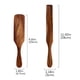 thumbnail image 2 of WORGEOUS 2 piezas de cocción herramienta de espátula de madera mango largo espátula de madera portátil espátula de cocinera antiadherente, 2 of 8
