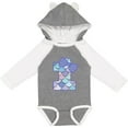 thumbnail image 3 of Inktastic 1st Birthday Mermaid 1 Year Old Girls Long Sleeve Baby Bodysuit, 3 of 5