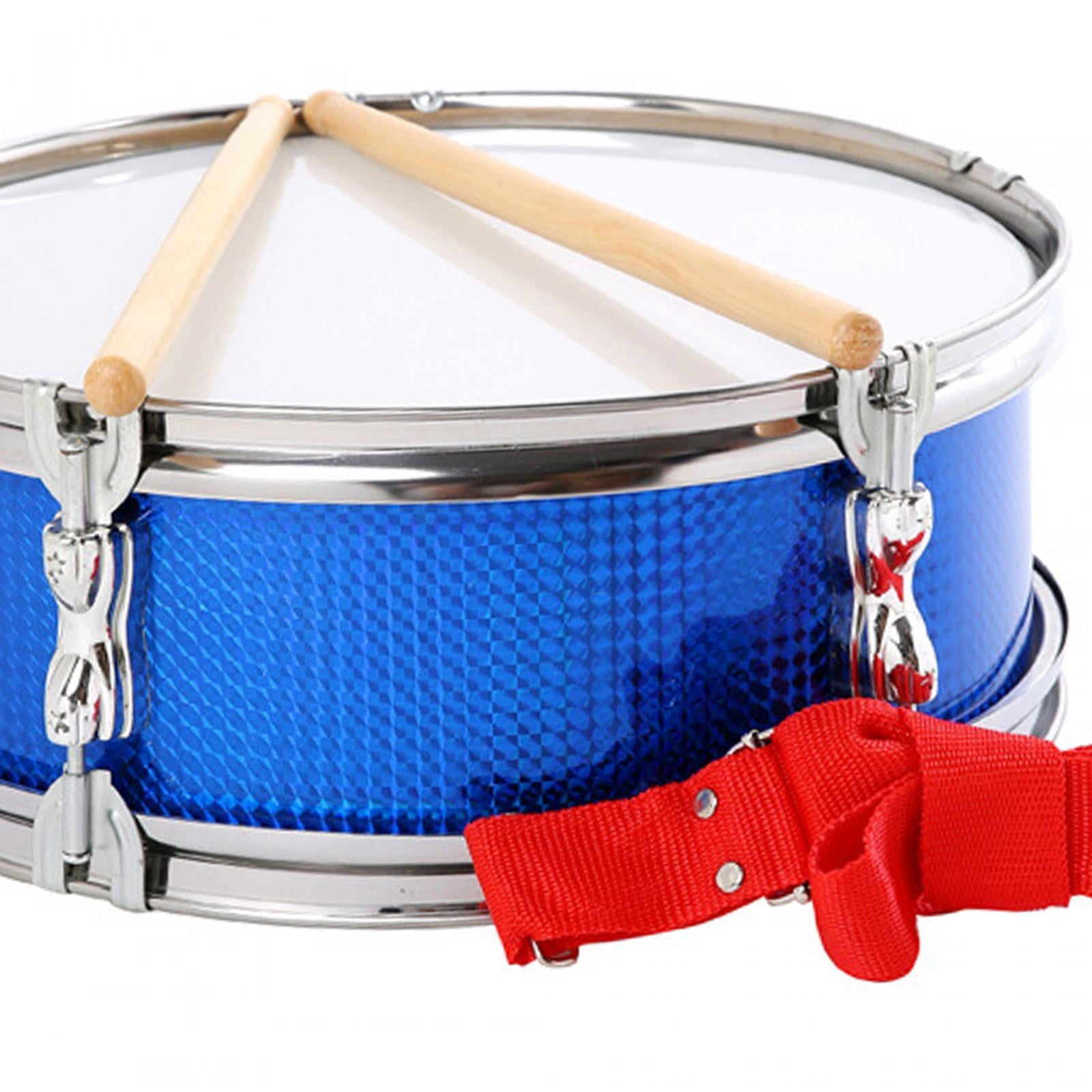 STARTIST 13" Snare Drum Music Drums Lightweight Educational Toy Musical Instruments Percussion Instrument for Boys Girls Kids Children Blue