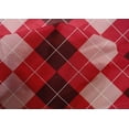 thumbnail image 4 of oneOone Cotton Silk Bright Red Fabric Argyle Check Fabric For Sewing Printed Craft Fabric By The Yard 42 Inches Wide, 4 of 4