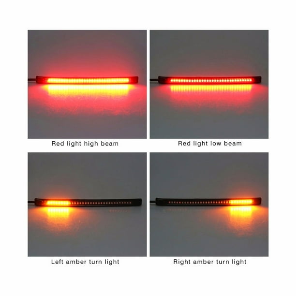 Tira Flexible Universal De Luces Led Para Motocicleta,Luz De Freno