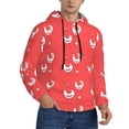 thumbnail image 2 of Daiia Cartoon Rooster for Men's Fashion Hoodies & Sweatshirts with Kangaroo Pocket Hooded Sweatshirt Breathable & Moisture Wicking-4X-Large, 2 of 7