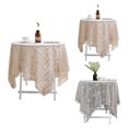 thumbnail image 3 of BeesClover Crochet Tablecloth with Tassel Lace Dustproof Household Piano Cover Table Cover for Kitchen Dinning Party Holiday, 3 of 7