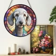 thumbnail image 6 of 89Bloom Bedlington Terrier Window Hanging Stained Glass, Bedlington Terrier Suncatchers for Windows Stained Glass, Stained Glass Dog suncatcher, Dog Stained Glass, 6 of 8