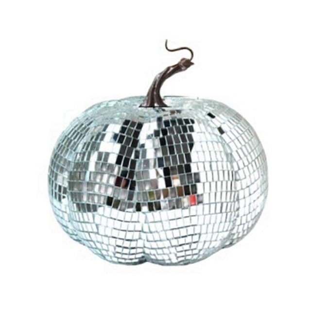 DISCO-Mirror Ball for Bar and Wedding, Ornaments, Pumpkin,Pumpkin Disco Ball Halloween Home Decor 20cm