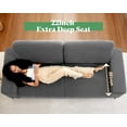 thumbnail image 6 of Merluxy 89 inch Sofa, Modern Couch with Extra Deep Seats, 3 Seater Sofa Chair Set, Grey Corduroy, 6 of 6