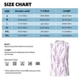 thumbnail image 5 of Goofa Lavender Flowers Printed Men's Sleeveless T-Shirt - Athletic Gym Workout Tank Top for Men - Moisture-Wicking, UPF 30+ Quick-Dry Muscle Tee-Medium, 5 of 8