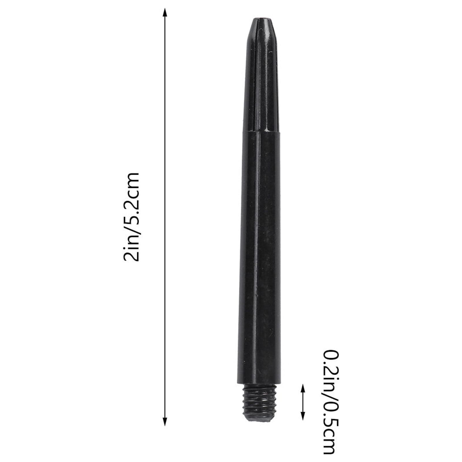 Houderco Plastic Dart Shafts Black For Throwing Toy 400Pcs