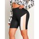 thumbnail image 1 of Talla grande ColorBlock Alto subida LEGGINGINGS Rosegal Leggings de talla grande, 1 of 5