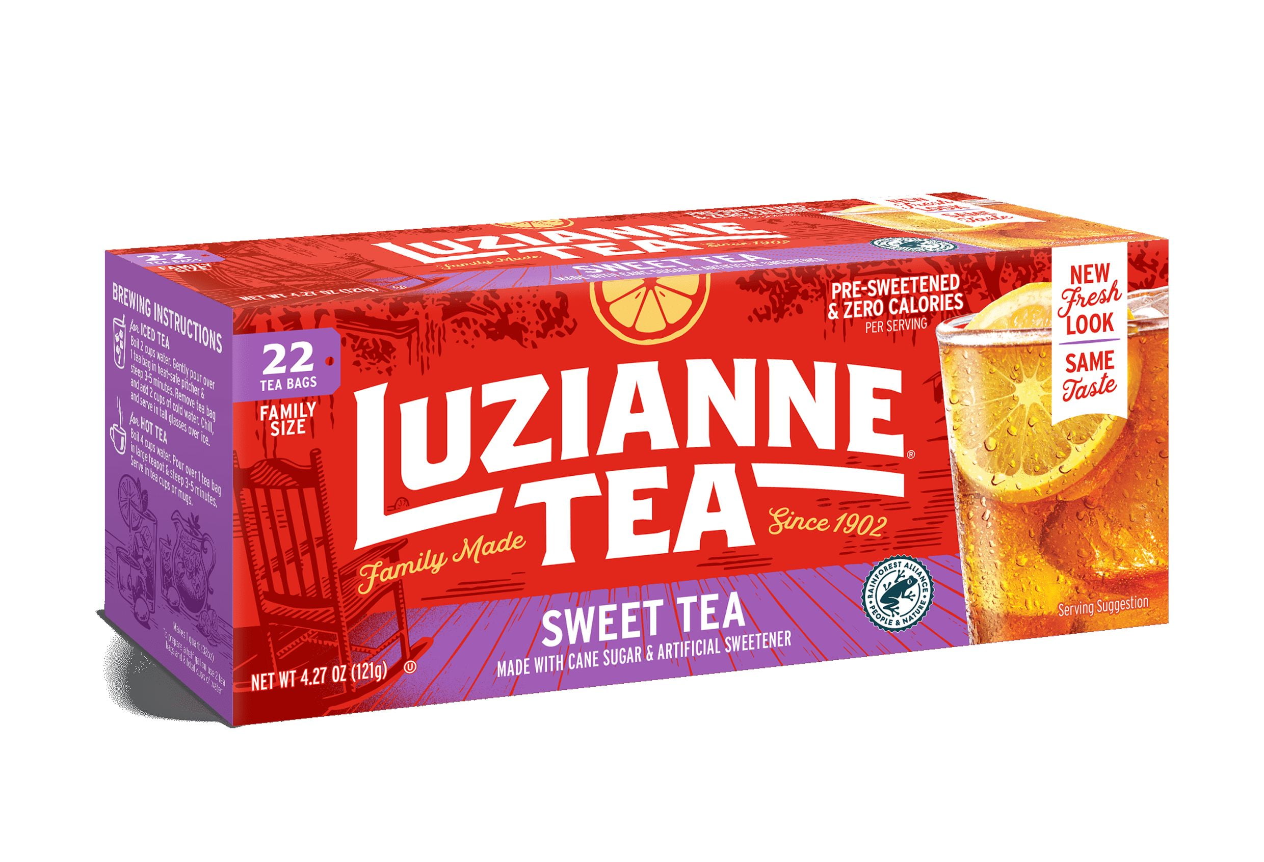 Luzianne Iced Sweet Tea Bags, 22 Count