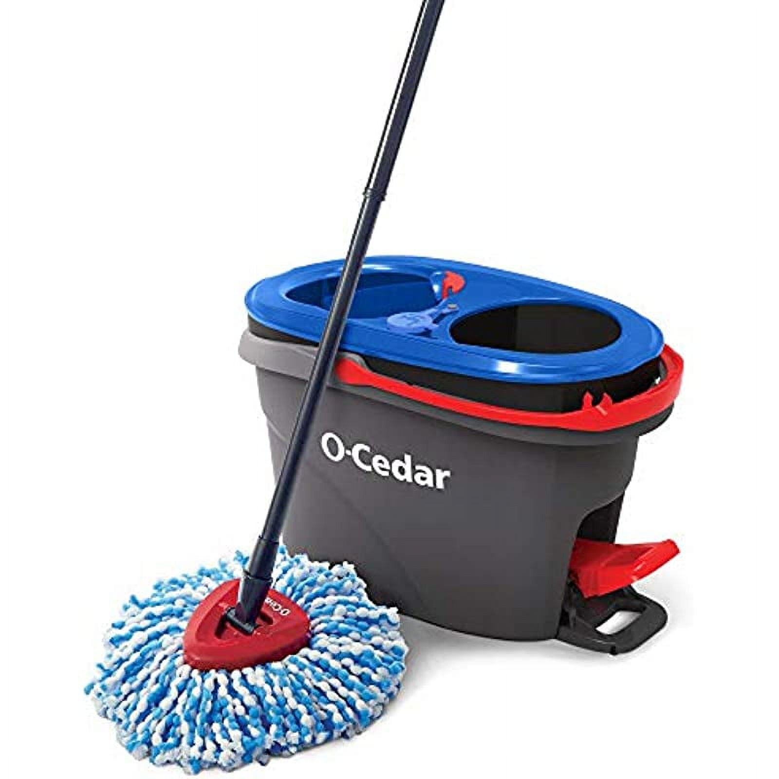 O-Cedar EasyWring 12 in. W Rinse Clean Spin Mop Kit with