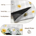 thumbnail image 5 of Bees Loves Large Area Rugs 8x10 ft Vintage Country Yellow Bee Plaid Dot Love Floral Grey Plaid Washable Rug Non Slip Indoor Carpet Absorbent Floor Mat for Living Room Bedroom Dining Room, 5 of 9
