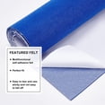 thumbnail image 3 of 15.7x78.7"(40cmx2m) Self-Adhesive Felt Fabric Royal Blue Jewelry Box Lining for DIY Costume Making and Furniture Protection 1mm Thick, 3 of 8