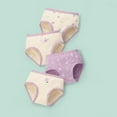 thumbnail image 2 of Zanarzt Girl Cotton Brief Underwear Little Girls' Cotton Panties Baby Toddler Soft Underwear Multipack Pack of 4 Purple,3-4 Years, 2 of 3