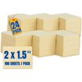 thumbnail image 1 of SHIYOU-Notes Collantes Jaunes, Petites Notes Collantes, Notes Collantes 1.5 x 2, 100/feuille, Lot de 24, 1 of 4