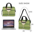 thumbnail image 3 of FORMRS 16" Laptop Bag Carrying Sleeve Case with Handle Travel Shoulder Briefcase, Black Martini, 3 of 8