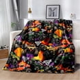 thumbnail image 1 of Manta de franela de dibujos animados para niños, manta cálida y súper suave para cama de viaje, sofá, cama, regalos, Monster Truck, 1 of 4