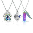 thumbnail image 4 of 3Pack Paw Heart Cylinder Pet Cremation Jewelry for Dog Ashes CaetUrn Necklace Lockets for Human Ashes Pet Memorial Ashes Holder, 4 of 5