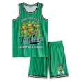 thumbnail image 1 of Teenage Mutant Ninja Turtles Ensemble de Basketball Vert 2 Pcs pour Hommes, 1 of 6