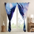 thumbnail image 4 of Erosebridal Dragon Curtains & Drapes,Mysterious Gothic Dragon Curtains Blackout Trippy Bedroom Decor,Jungle Animal Curtains Mountain Window Curtain 2 Panels 42"Wx84"L, 4 of 6