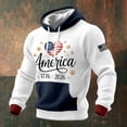 thumbnail image 2 of Kcolen 250 Years American Flag American Flag Men's United States 250 Years Shirt American 1776-2026 250th Birthday Mens Active Fit Fall Winter Clothes, 2 of 3