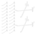 thumbnail image 1 of TAILTOSS 50Pcs Transparent Plastic Peg Board Hooks for Hanging Tools Retail Environments, 1 of 7