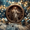 thumbnail image 3 of Moocorvic Nativity Scene Christmas Ornament Nativity Ornament Christian Religious Christmas Decorations for Xmas Tree Party Decoration 3.2'', 3 of 8