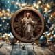thumbnail image 3 of Adorno navideño 2024 • Colgante 3D de bendición de nacimiento • Decoración acrílica para coche • 8cm • Caja de regalo, 3 of 7