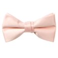 thumbnail image 1 of Spring Notion Boys' Pre-Tied Banded Satin Bow Tie Large Blush Pink, 1 of 4