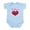 Sky Blue, variant on CafePress - Te Amo Infant Bodysuit - Baby Light Bodysuit, Size Newborn - 24 Months