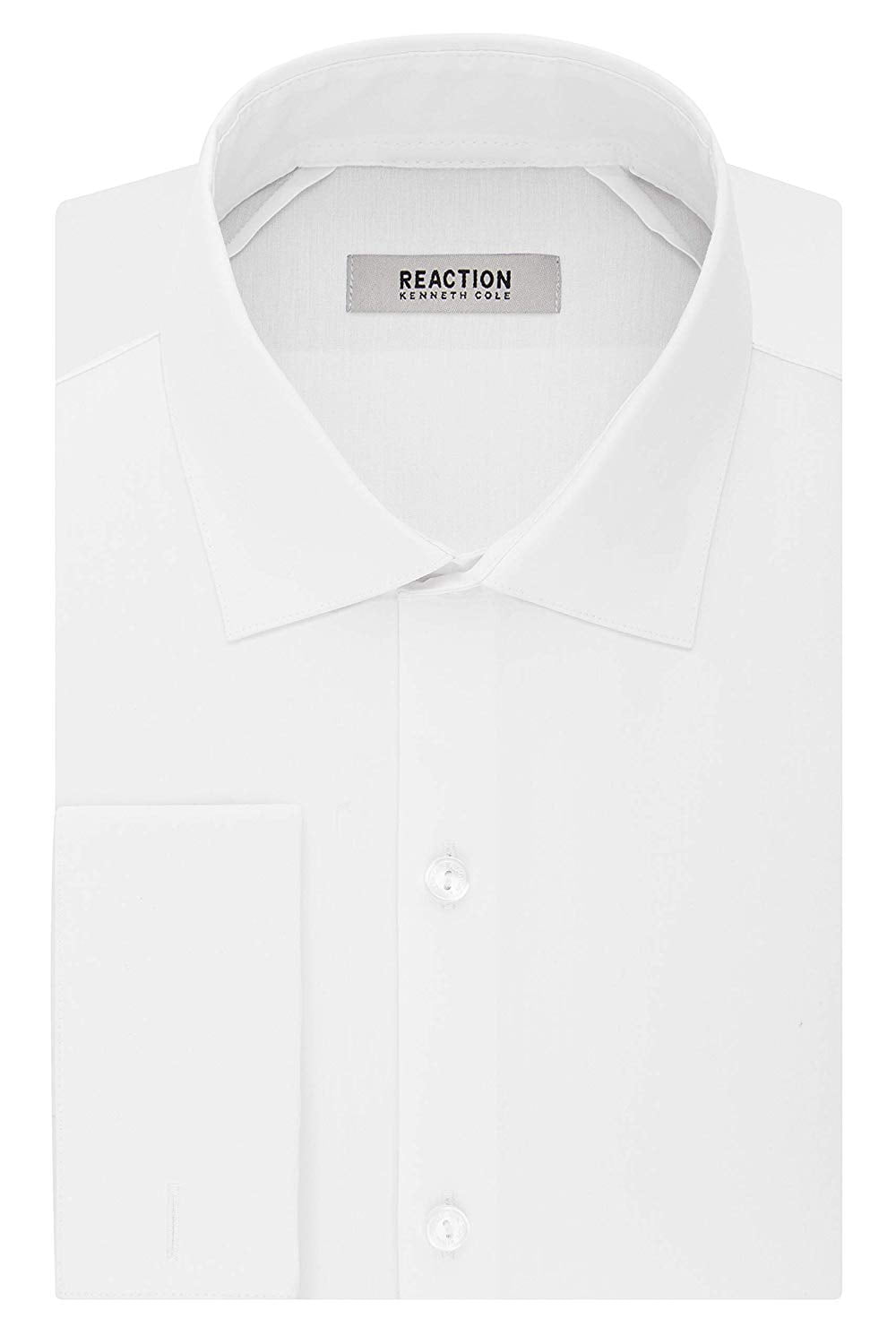 white spread collar dress shirt