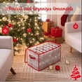 thumbnail image 5 of Simplify 112-Count Plastic Ornament Organizer in Red, 5 of 14