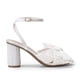 thumbnail image 4 of DREAM PAIRS - Sandalias de tacón con nudo de lazo para mujer, tacón alto y grueso, puntera abierta, correa al tobillo, para boda, fiesta nupcial, 4 of 5
