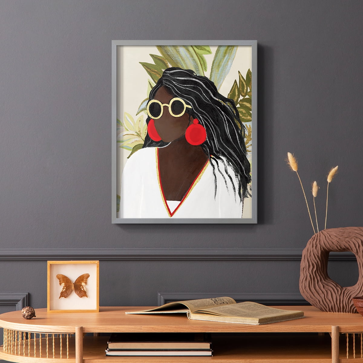 All That Beauty II in Paper Solid Wood 22 x 28 Framed Print