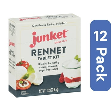 Junket Rennet Tablet Kit, 0.23 oz Bag, 8 Tablets - Walmart.com