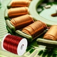 thumbnail image 4 of Alambre Magnético Uxcell 18 AWG, Alambre de Cobre Esmaltado de 18 Calibres, 1 lb de Alambre de Bobina Magnética para Transformador, Motor, Eléctrico, 155C(311F), 4 of 5