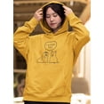 thumbnail image 2 of I Woof You Doggy Couple  Hoodie Women -Image by Shutterstock, Female 4X-Large, 2 of 4