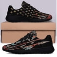 thumbnail image 3 of Native American flag Pride Feather Shoes Sneakers Black Size 6, 3 of 7