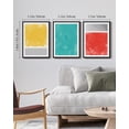thumbnail image 4 of Drsoum Modern Abstract Wall Decor Minimalism Print Artwork for Bathroom Kitch 11x14in3pcs Black Framed, 4 of 6