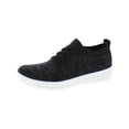 thumbnail image 1 of Fitflop Womens F-Sporty Uberknit - Crystal Athleisure Lifestyle Fashion Sneakers, 1 of 3
