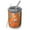 Orange Cartoon Dinosaurs, variant on 12oz Coffee Tumblers Orange Dinosaur Volcano Pattern Stainless Steel Vacuum Insulated Travel Tumbler Coffee Cups Mug with Lid and Straw with Cleaning Brush for Cold & Hot Drinks