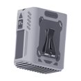 thumbnail image 2 of Ventilador de cintura portátil Ventilador de enfriamiento personal Potente ventilador portátil de viento 5 ajustable Gris, 2 of 9
