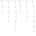 thumbnail image 2 of Novelty Lights Red M5 LED Icicle Lights on White Wire 150 Bulbs, 2 of 6