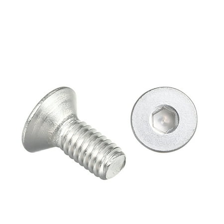 

Andoer DIN7991 304 Stainless Steel Allen Bolt Socket Screws Hex Screw M-4*10